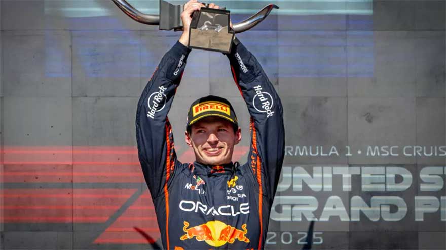Verstappen makes clear he is gunning for a fifth world title