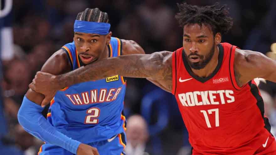 Thunder celebrate ring ceremony, banner unveiling and double-OT win over Durant's Rockets