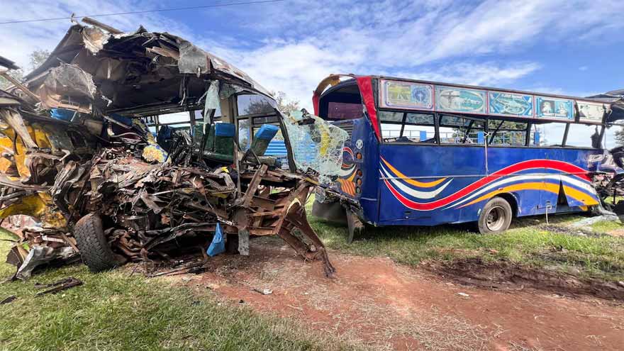 Ugandan police lower death toll from major bus crash to 46