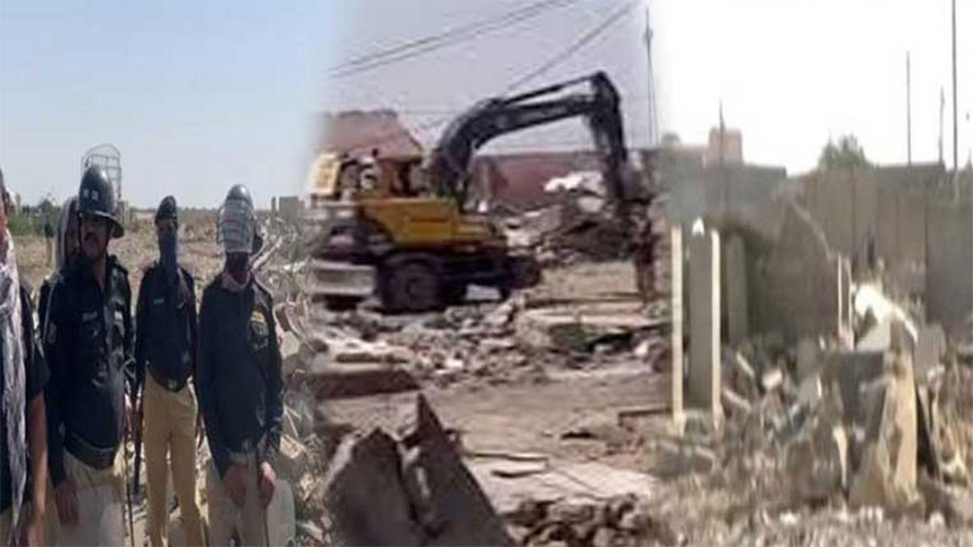 1,800 more illegal houses demolished in Karachi's Afghan Basti