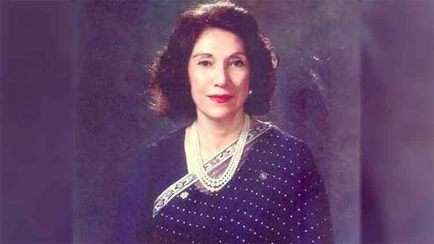 14th death anniversary of Begum Nusrat Bhutto today