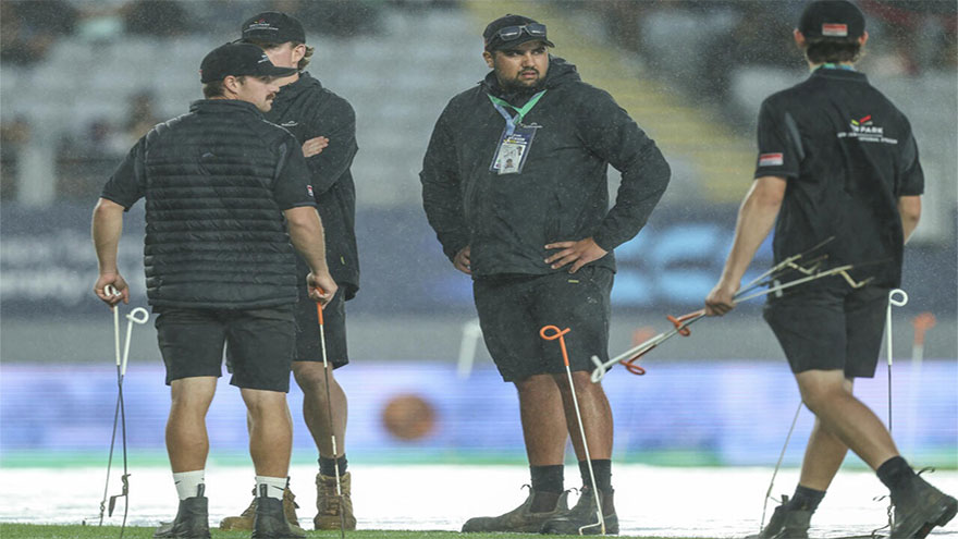 England win T20 series in New Zealand as rain ruins final game