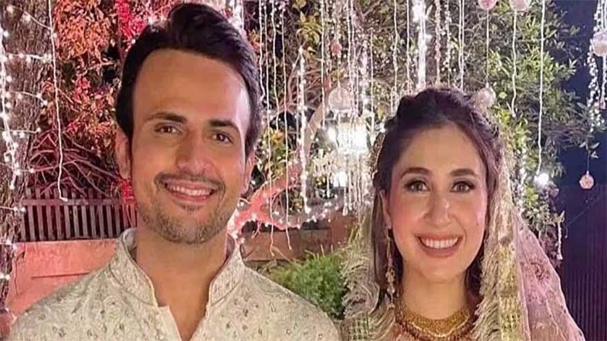 Actor Usman Mukhtar pens heartfelt message for wife on 4th wedding anniversary 