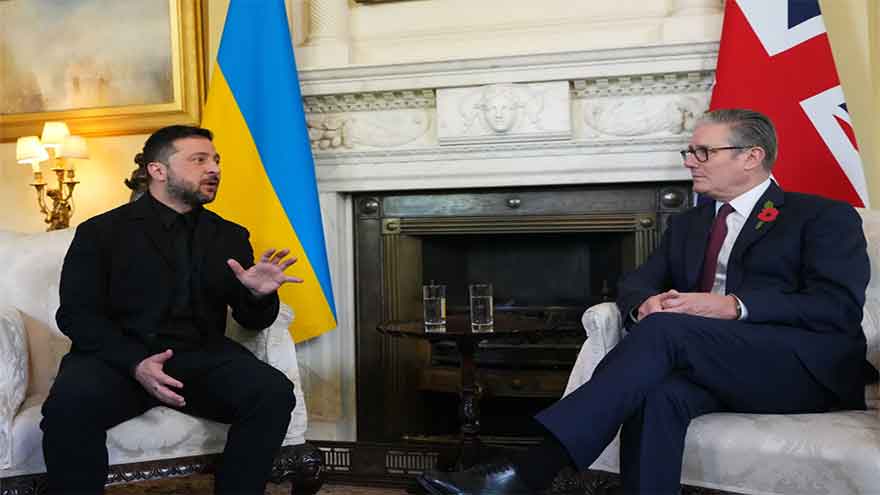 Ukraine's Zelenskyy seeks more European help against Russia on London trip