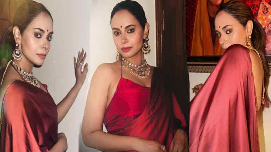 Amar Khan faces backlash for bold outfit at Diwali celebration