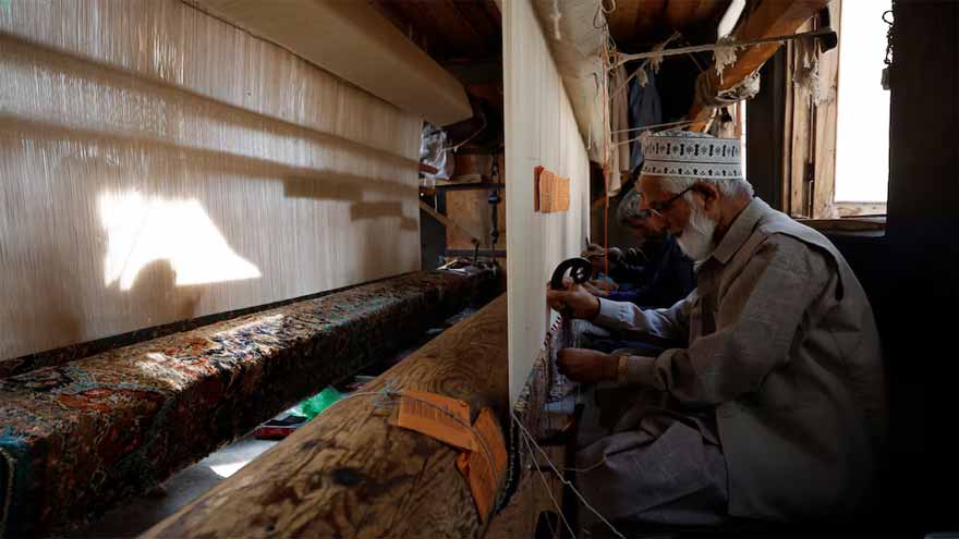 Hobbled by US tariffs, carpet weavers in India's Kashmir struggle to stay afloat