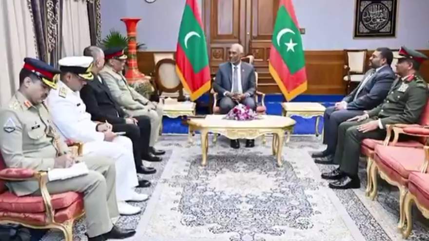 Maldives praises Pakistan armed forces during top-level security talks