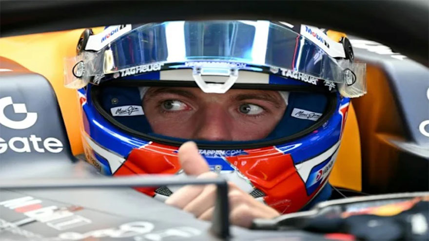 Verstappen on top again as McLaren struggle, Piastri 12th