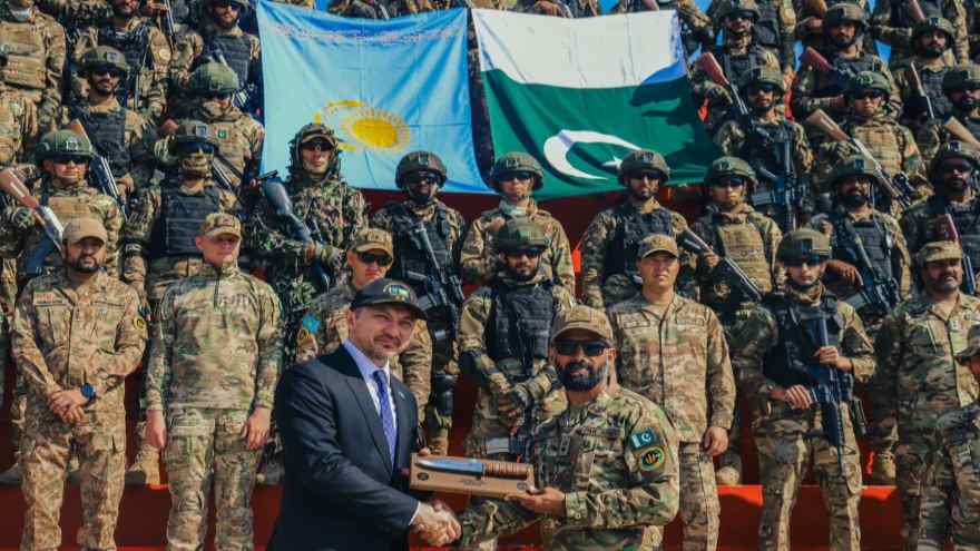 'Dostarym-V': Pakistan and Kazakhstan conclude joint counter-terrorism exercise in Cherat