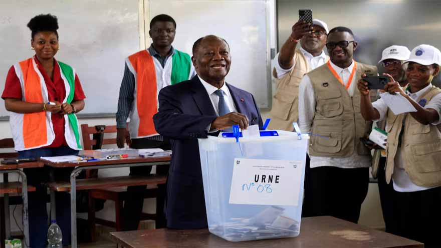Ivory Coast votes with 83-year-old Ouattara's legacy in focus