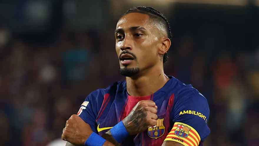 Barca's injury crisis deepens as Raphinha ruled out of El Clasico
