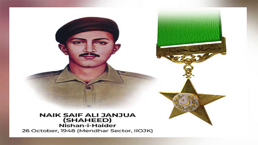 Tributes paid to Naik Saif Ali Janjua on martyrdom anniversary
