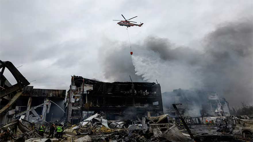 Russian attack on Kyiv kills three, injures 31, including 6 children, Ukraine says