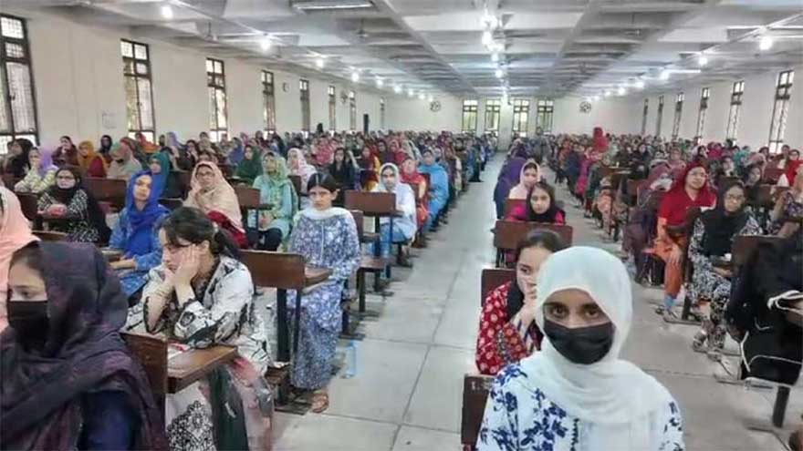 MDCAT test for admission to medical and dental colleges held across Pakistan