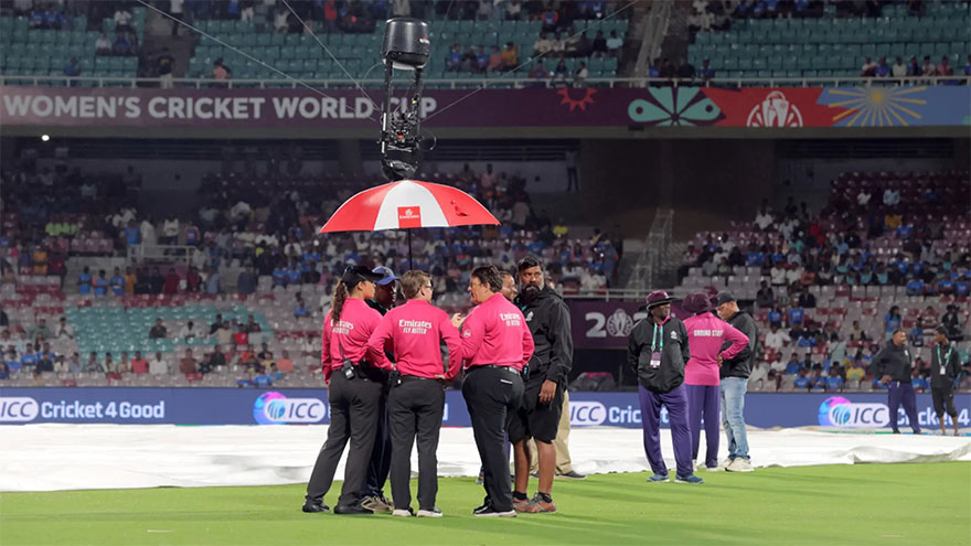 Rain spoils India's tune-up for Women's World Cup semi-final
