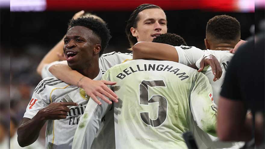 Bellingham claims Liga leaders Real Madrid Clasico win over Barca