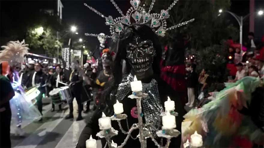 Skeletons parade opens Day of the Dead celebrations in Mexico City