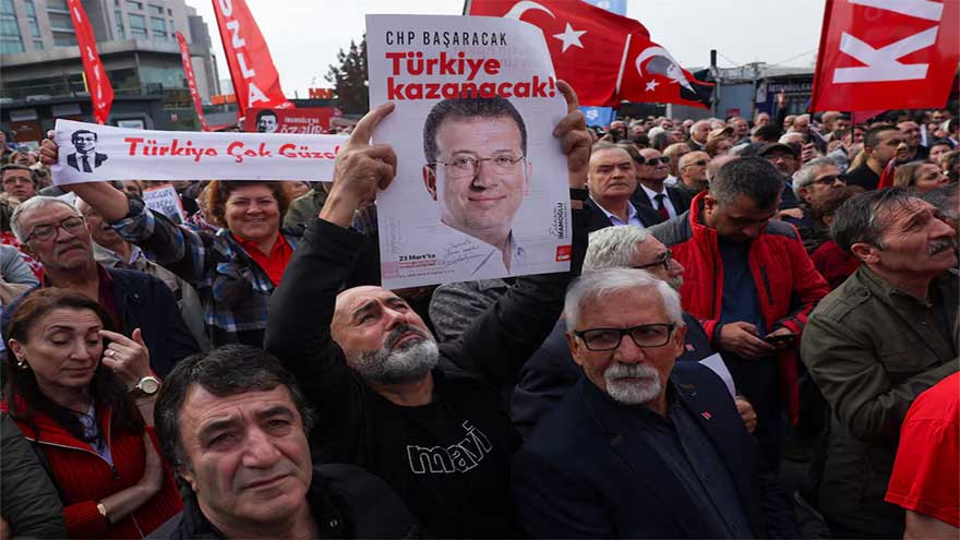 Turkey court orders arrest of Istanbul's jailed mayor for 'political espionage'