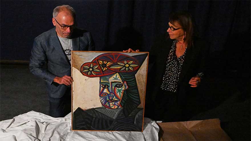 Picasso portrait of muse Dora Maar in vivid hat, sells for 32 million euros