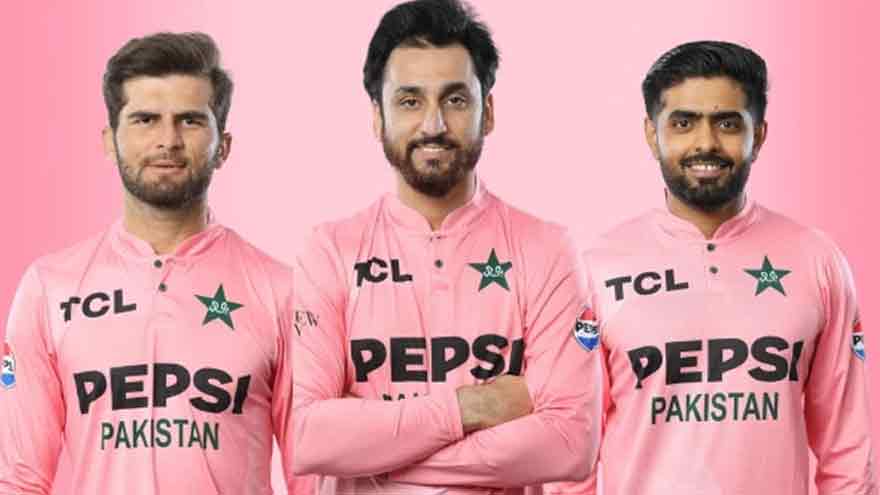 PCB unveils special pink kit for first T20I against South Africa 