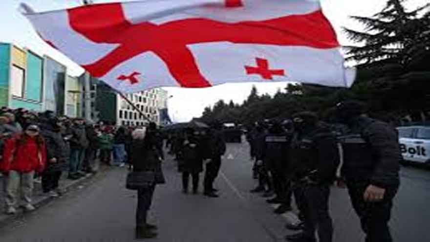 Georgian parliament speaker says ruling party asks court to ban three largest opposition blocs