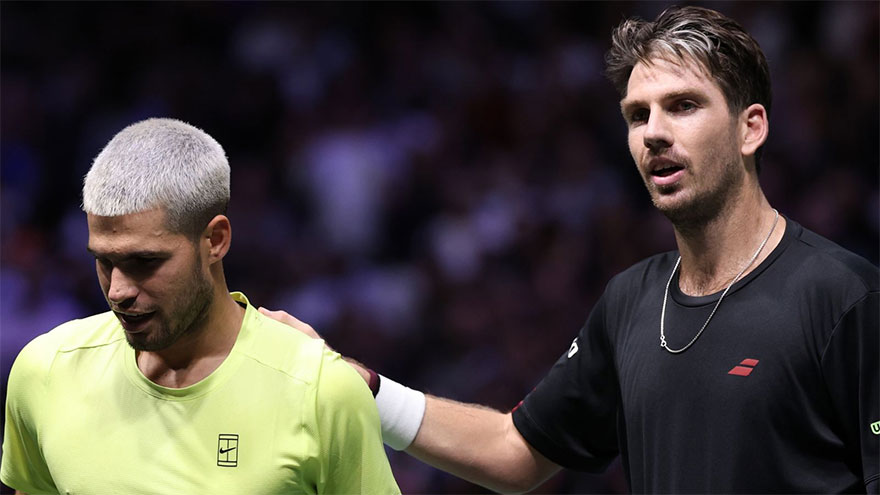 Alcaraz stunned in Paris Masters opener by Britain's Norrie