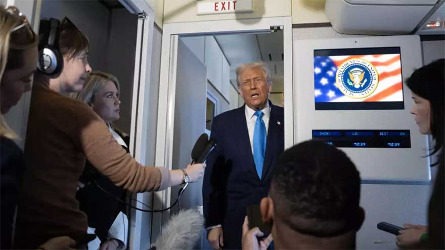 Trump said 'not allowed' to run for third term, 'too bad'