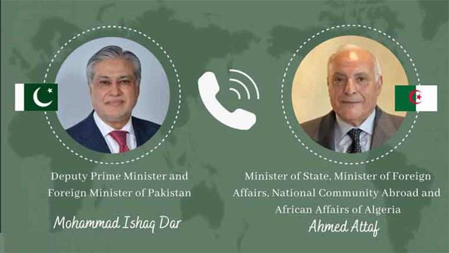 Pakistan, Algeria vow to strengthen bilateral cooperation