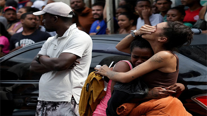 Over 100 killed in Rio police crackdown on powerful narco gang