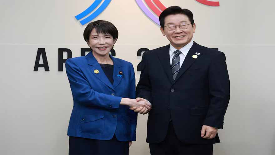 South Korea's Lee, Japan's Takaichi to strengthen ties, Lee's office says