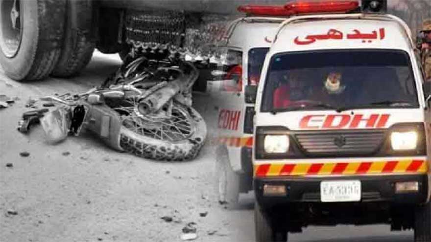 One killed as water tanker hits motorcycle in Karachi