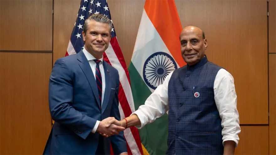Pentagon chief Hegseth signs 10-year defence deal with India's Rajnath