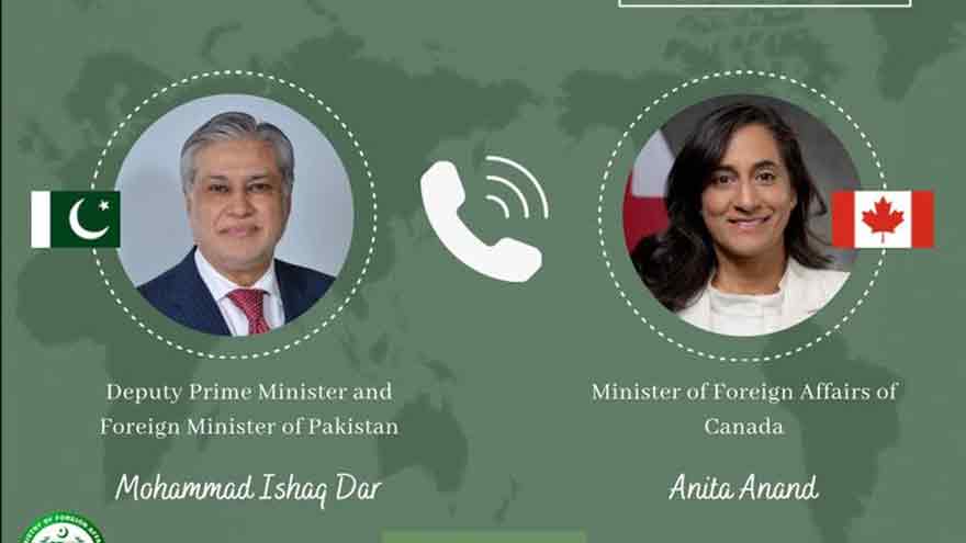 Pakistan, Canada vow to advancing mutually beneficial economic cooperation