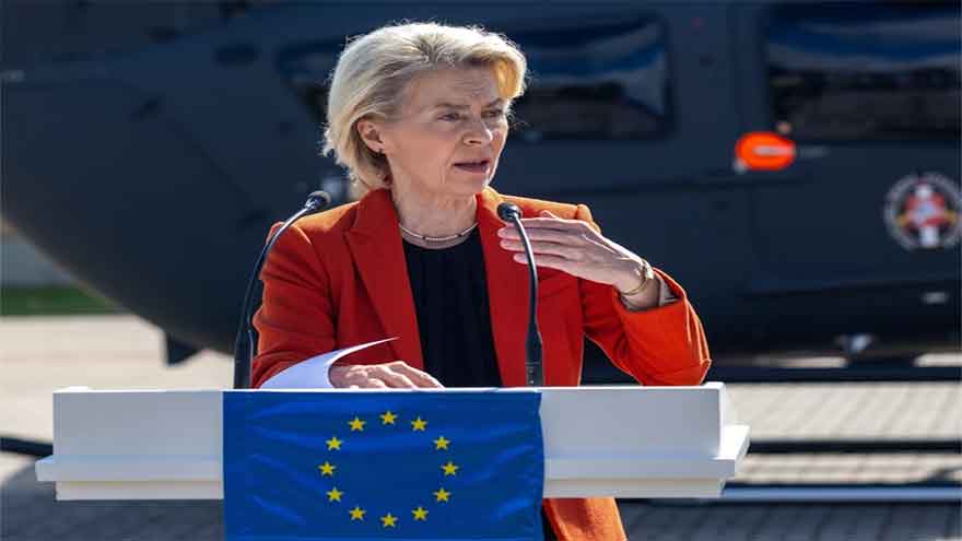 Russia is suspected of jamming navigation on EU leader's plane above Bulgaria, an official says