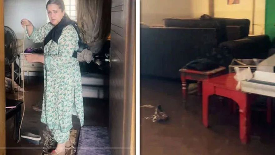 Actress Arifa Siddiqui's home damaged as floods hit Lahore housing society
