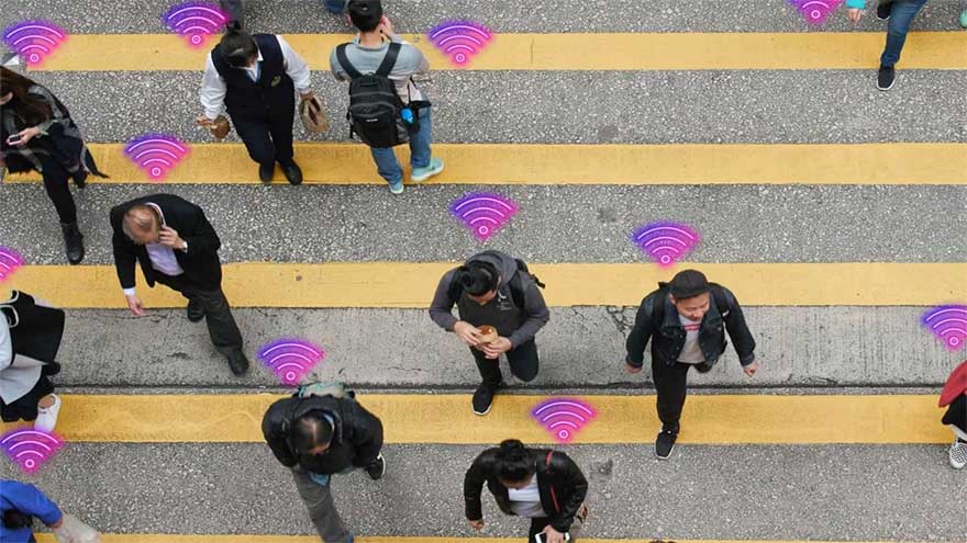 Wi-Fi tech identifies users and location