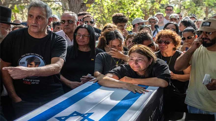 Israel buries two slain hostages recovered from Gaza