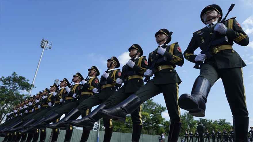 China will show off its weaponry in a tightly controlled military parade