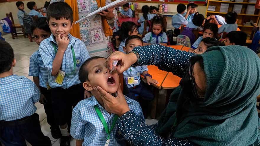 Over 7m kids given vaccine on first day of nationwide polio campaign