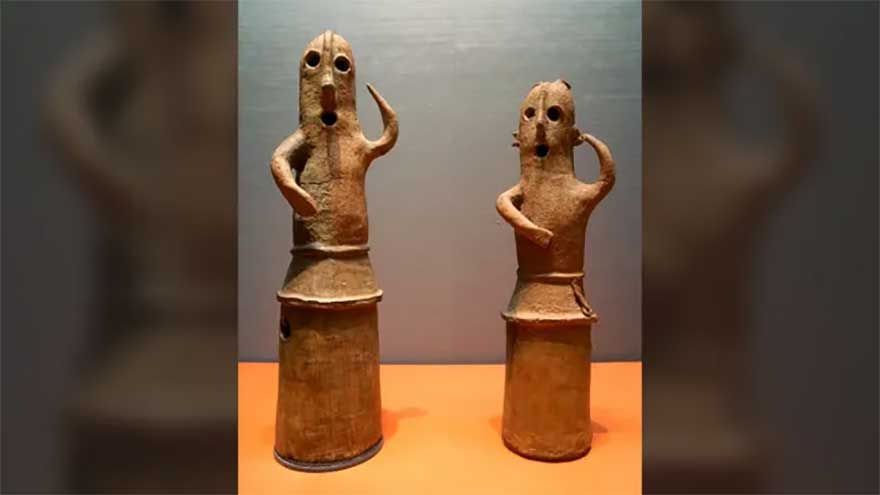 1,500-year-old ghostly figurines thought to hold the souls of the dead