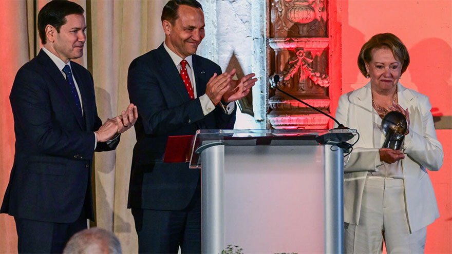 Rubio cites Poland role in Cuba as he hails dissident