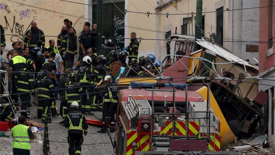 At least 15 dead after Lisbon funicular derails