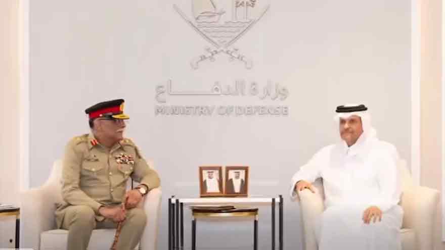CJCSC, Qatari defence officials discuss regional security dynamics