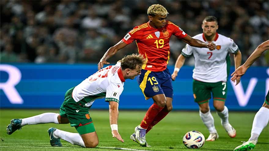 Spain thrash Bulgaria in opening 2026 World Cup qualifier