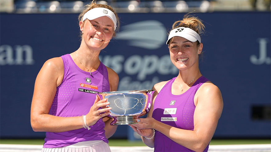 Dabrowski takes 'wild ride' from cancer diagnosis to US Open doubles crown