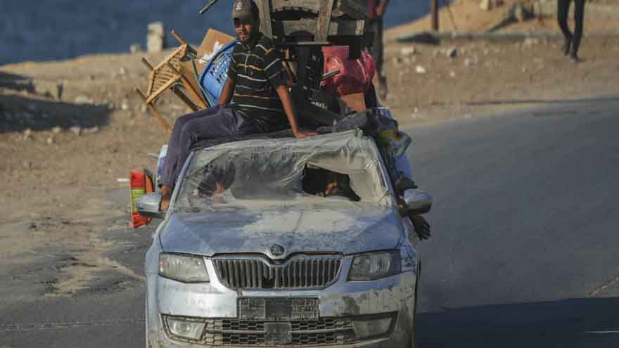 Israel calls on famine-stricken Gaza City residents to move to safe zone as it expands operations