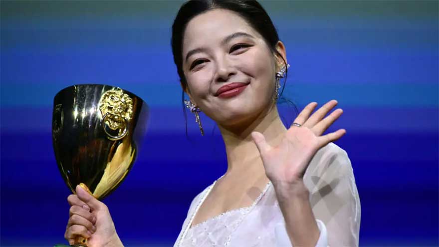 China's Xin Zhilei wins best actress award at Venice Film Festival