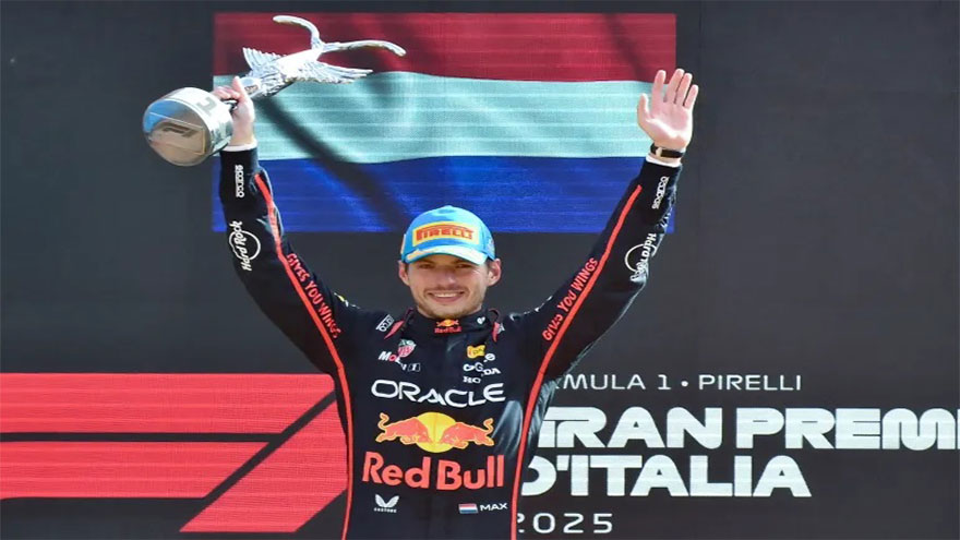 Verstappen wins F1 Italian Grand Prix
