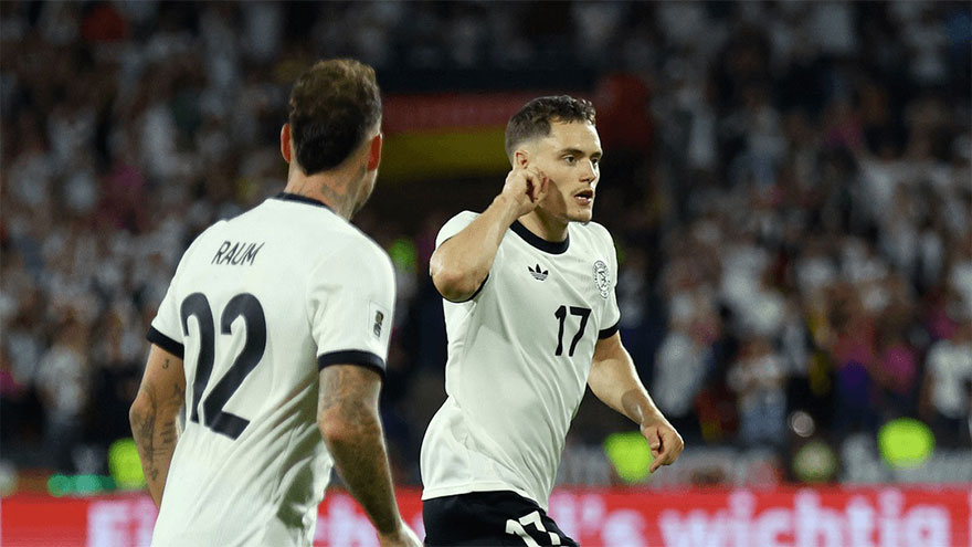 Wirtz stunner helps Germany bounce back against Northern Ireland