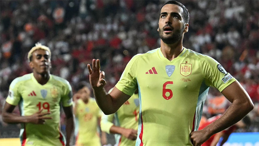 Merino at the treble as Spain thump Turkey